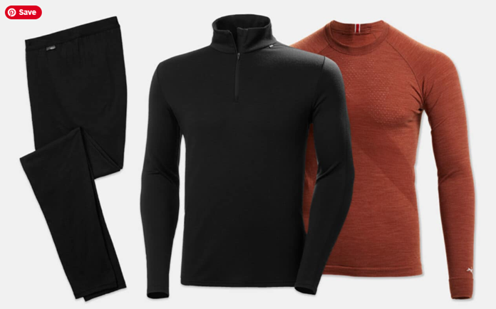 base layers of clothing for warm weather hiking or mountain climbing.
