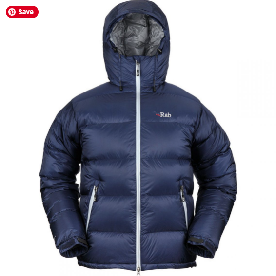 Down jacket for extreme cold weather