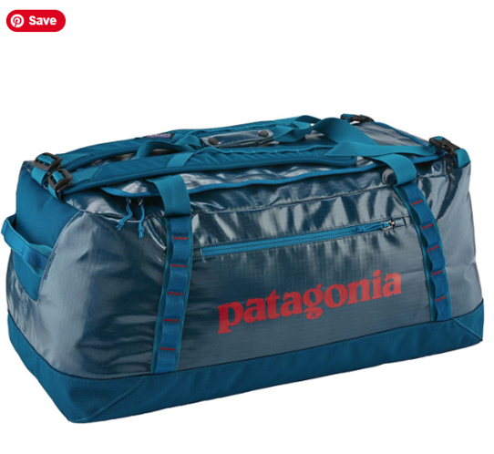 Waterproof Patagonia 90 liter duffel bag